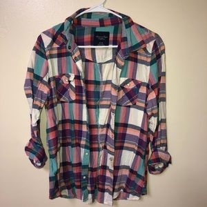 American Eagle Outfitter splaid shirt